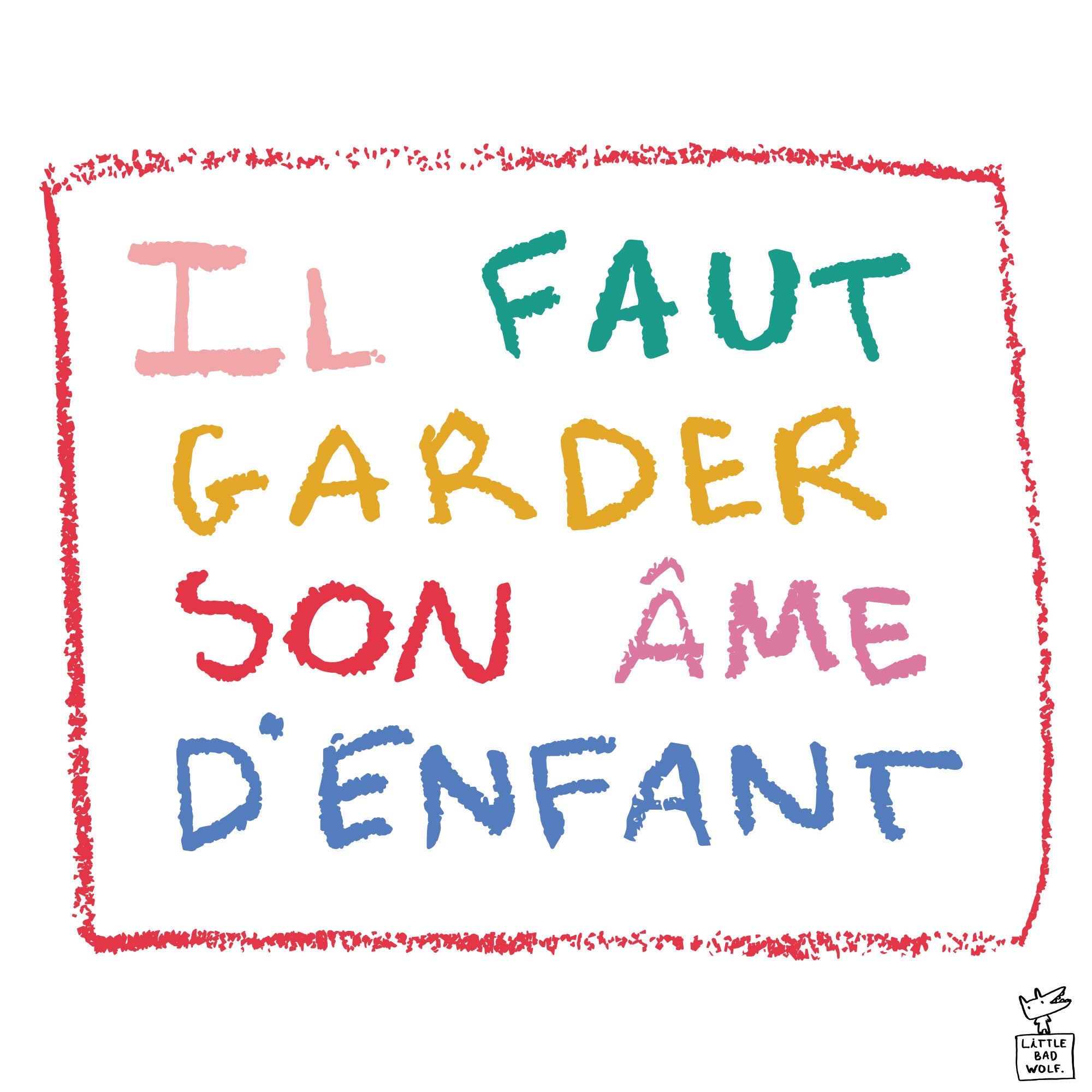 Autocollant Mural Vinyle Déco - Citation 'L'attitude Fait La Différence' - Modèle I24