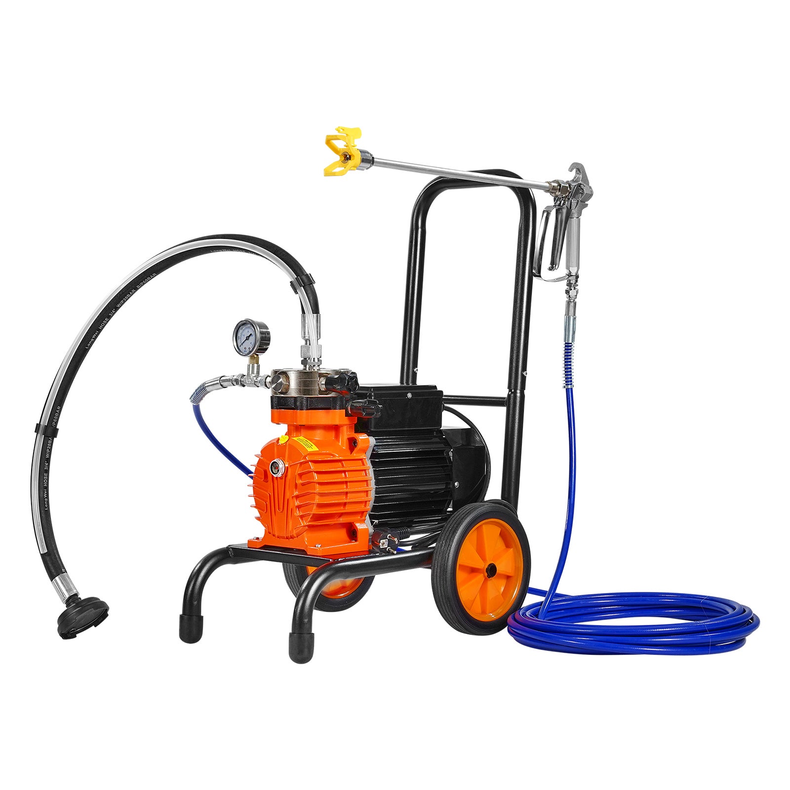 Cart Airless agregat do natryskiwania farby Membrana do malowania natryskowego Airless 900W VEVOR