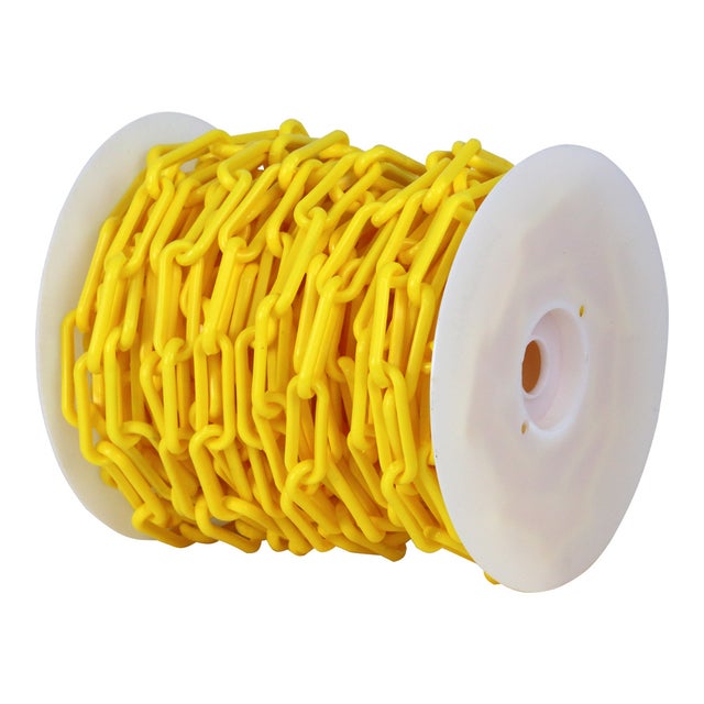 Chaîne Ø 6mm x 75m Jaune en bobine - SIGNAL - 1160330