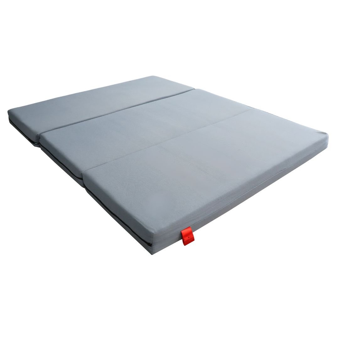 Colchón para citroën berlingo camperizada - 8cm de grosor con hr 30kg/m3 y 3cm de viscoelástica - gris
