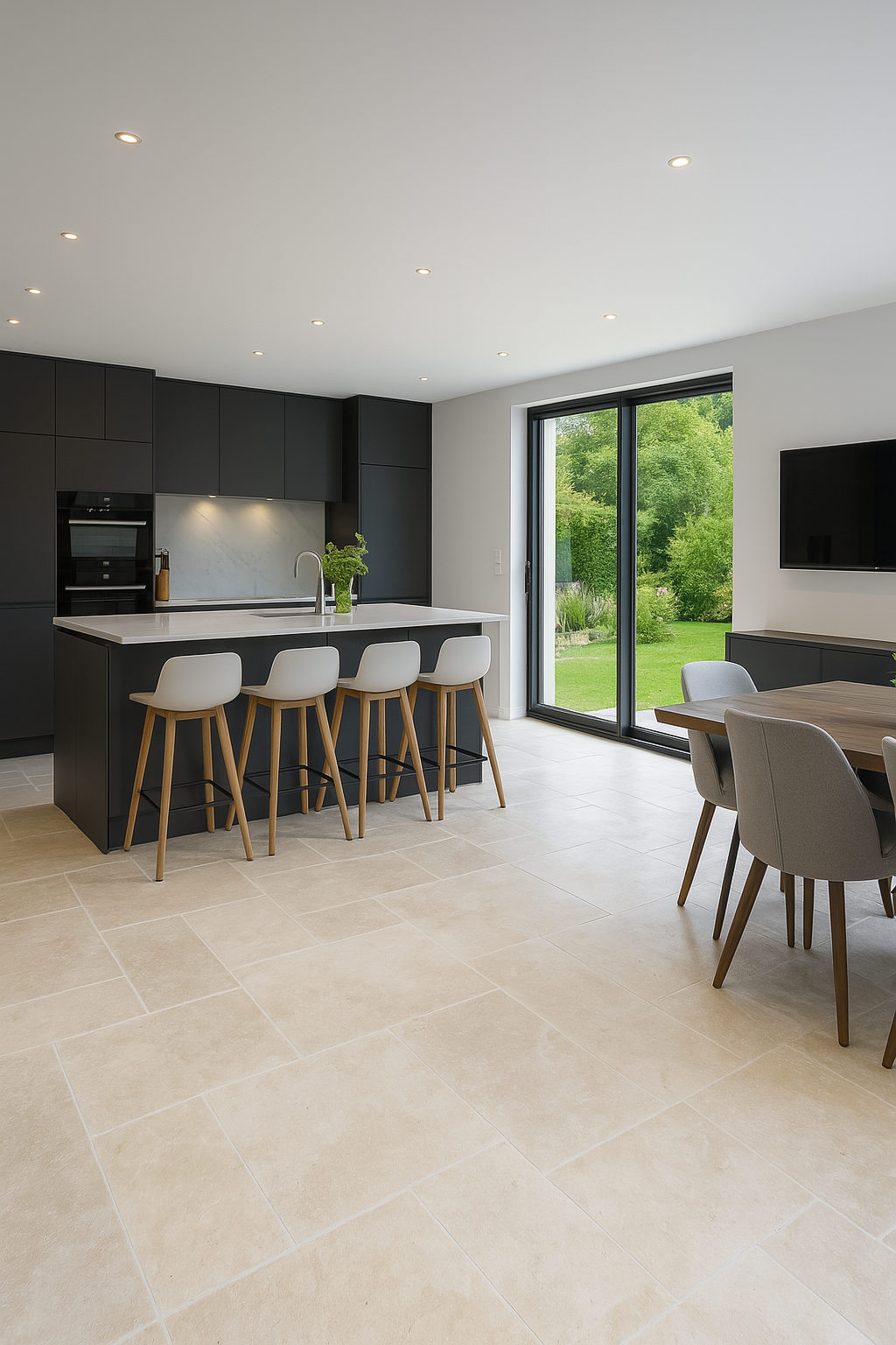 TRAVERTIN STANDARD LIGHT(1er choix light), pierre naturelle, Opus 4 formats EP 1,2cm int/ext(carton de 0,74m2) - PATTOM LIVRAISON PREMIUM - 3