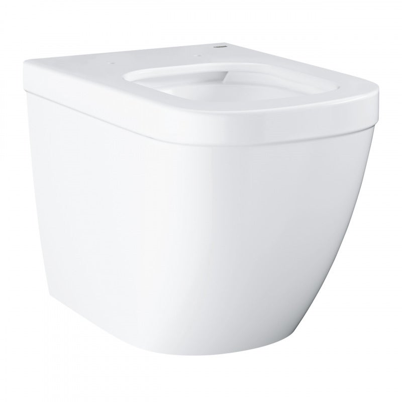 Vas WC Grohe 3933900H, Euro Ceramic, montare pe podea, evacuare orizontala, Rimless, alb