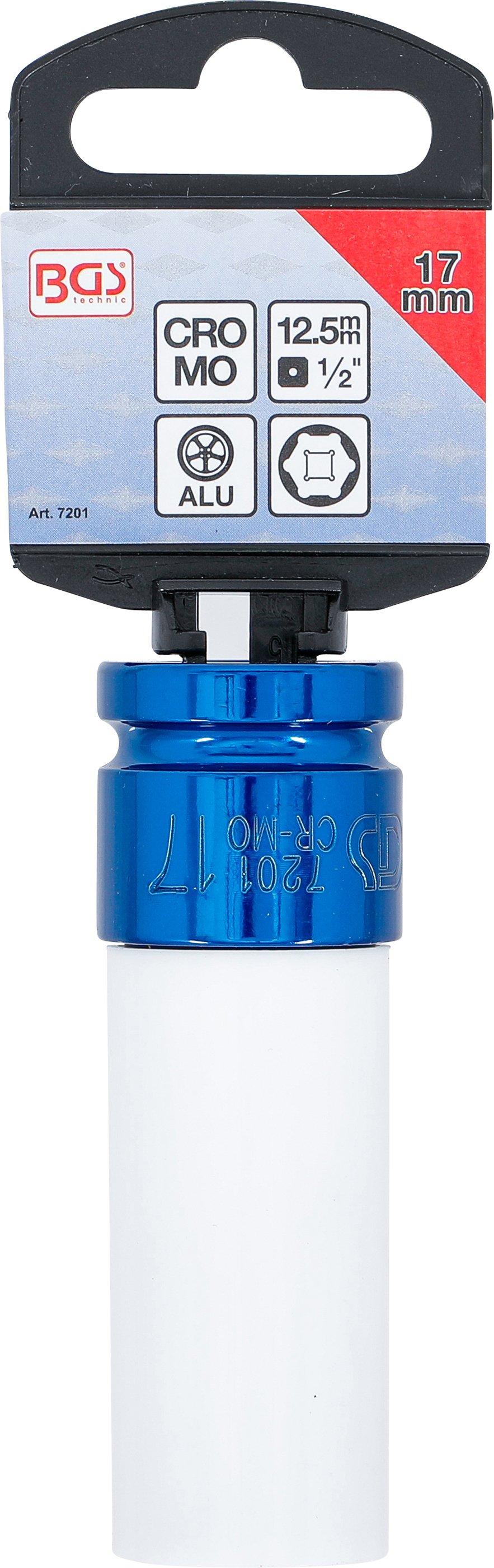 Douille à choc avec protection | 12,5 mm (1/2) | 17 mm - 4