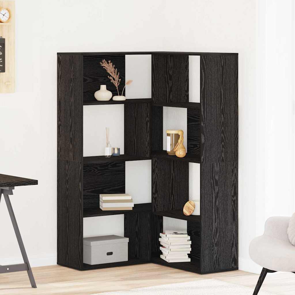 Libreria in legno con 4 ripiani e 2 ante Stinna | Maisons du