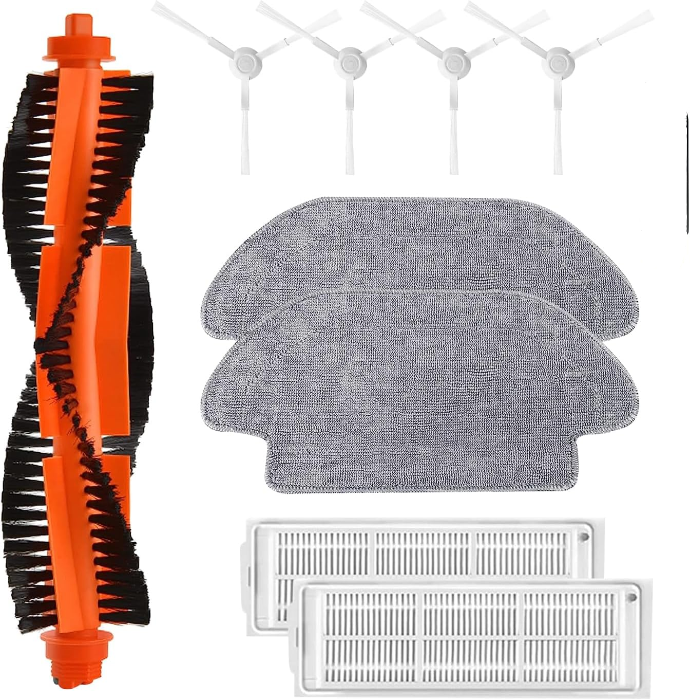 Akcesoria do 9 sztuk robotów sprzątających, części zamienne do robotów sprzątających kompatybilnych z robotami Xiaomi