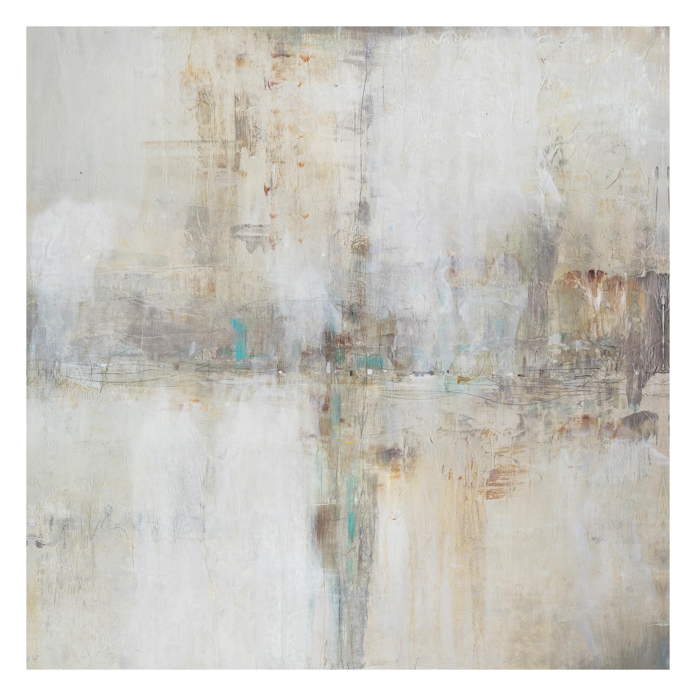 Peinture Abstraite Ruiz, Huile Sur Panneau, 103x72cm, Encadrée, 1990