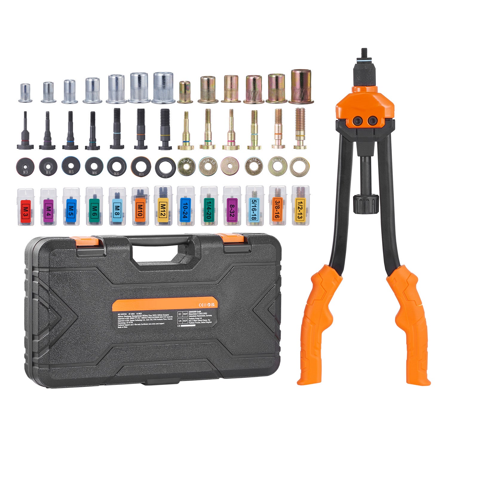 Kit Utensili per Dadi a Rivetto SucceBuy 16