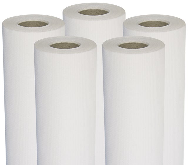 Lot de 5 toiles de verre pour murs et plafonds Semin Sem Toile Eco T 023 - motif maille - 25 m x 1 m