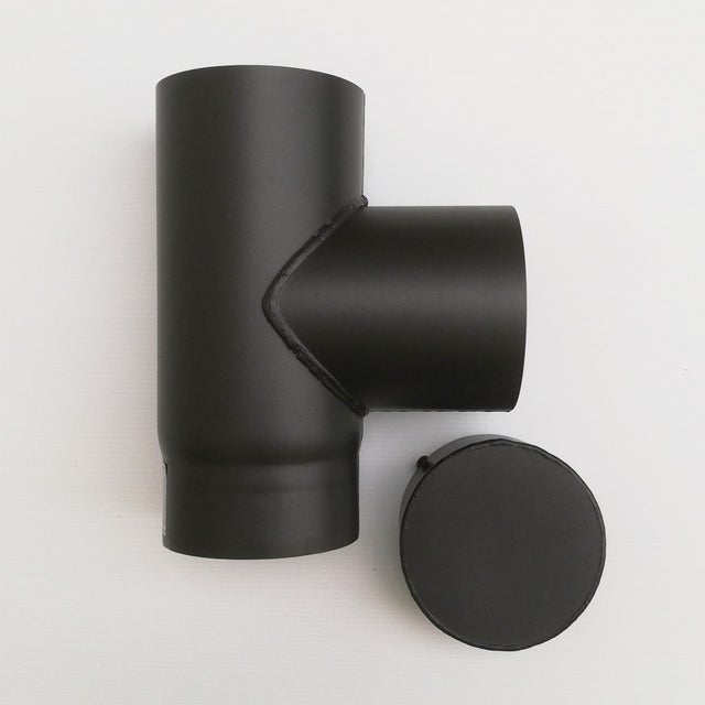 Tubo Nero Per Stufa A Legna Da 120 X 500Mm | AFLEX | US
