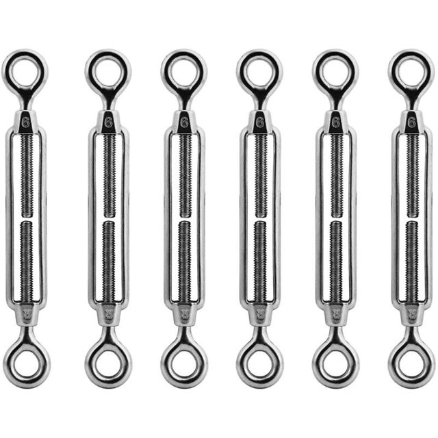 Tenditore Doppio Gancio M4 In Acciaio Inox 304 Occhio E Occhio Tendore Filo Di Tensionamento