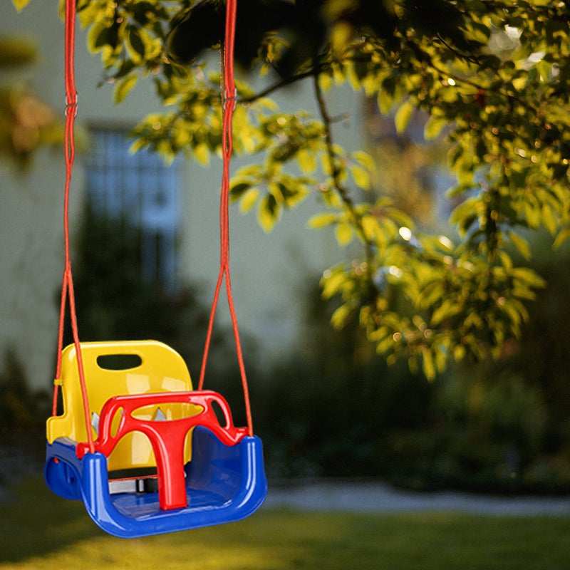 Baloiço para crianças Baloiço para bebé 3 em 1 Parque infantil para crianças pequenas Exterior - 4