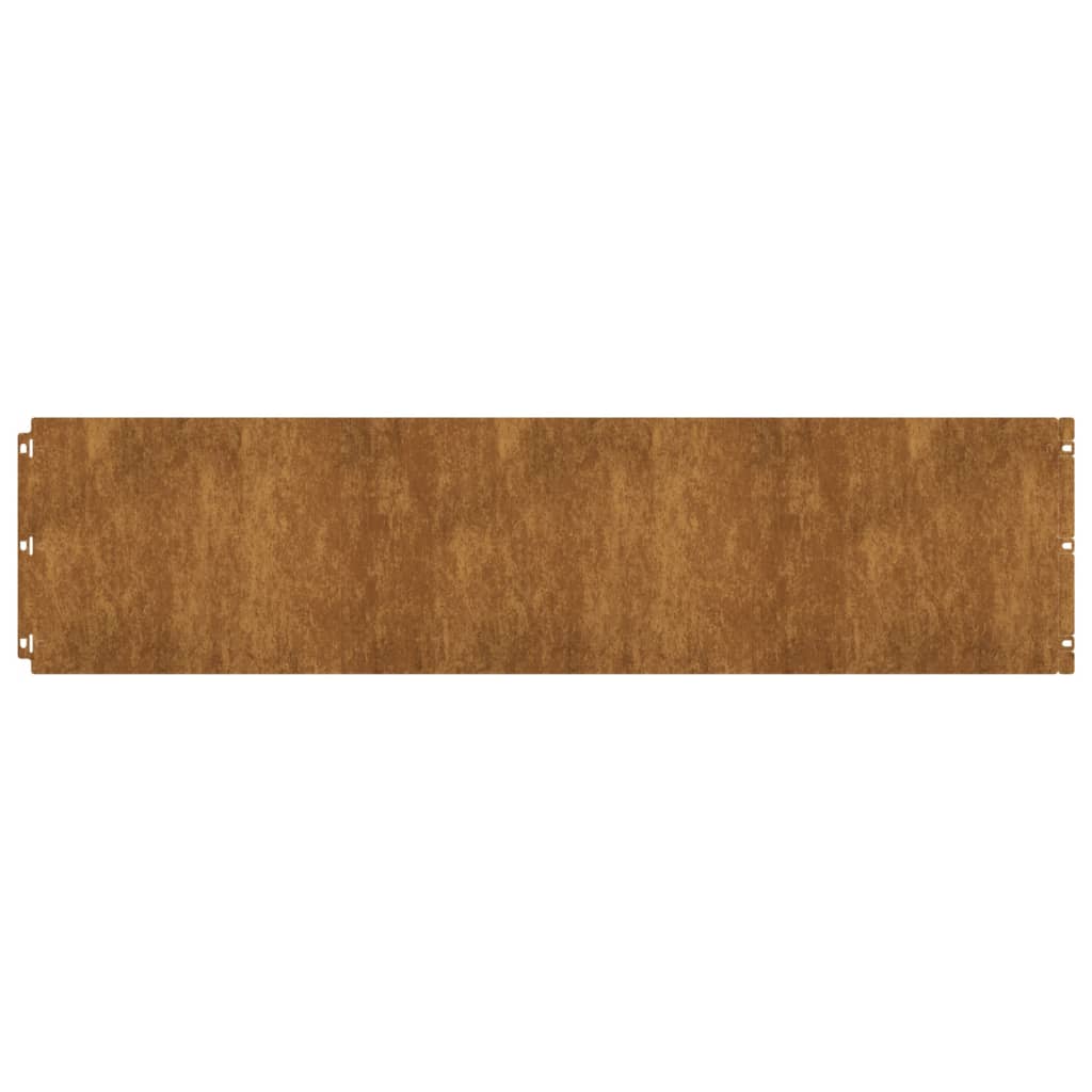 Bordures de pelouse 10 pcs 25x103 cm acier corten flexible - 3
