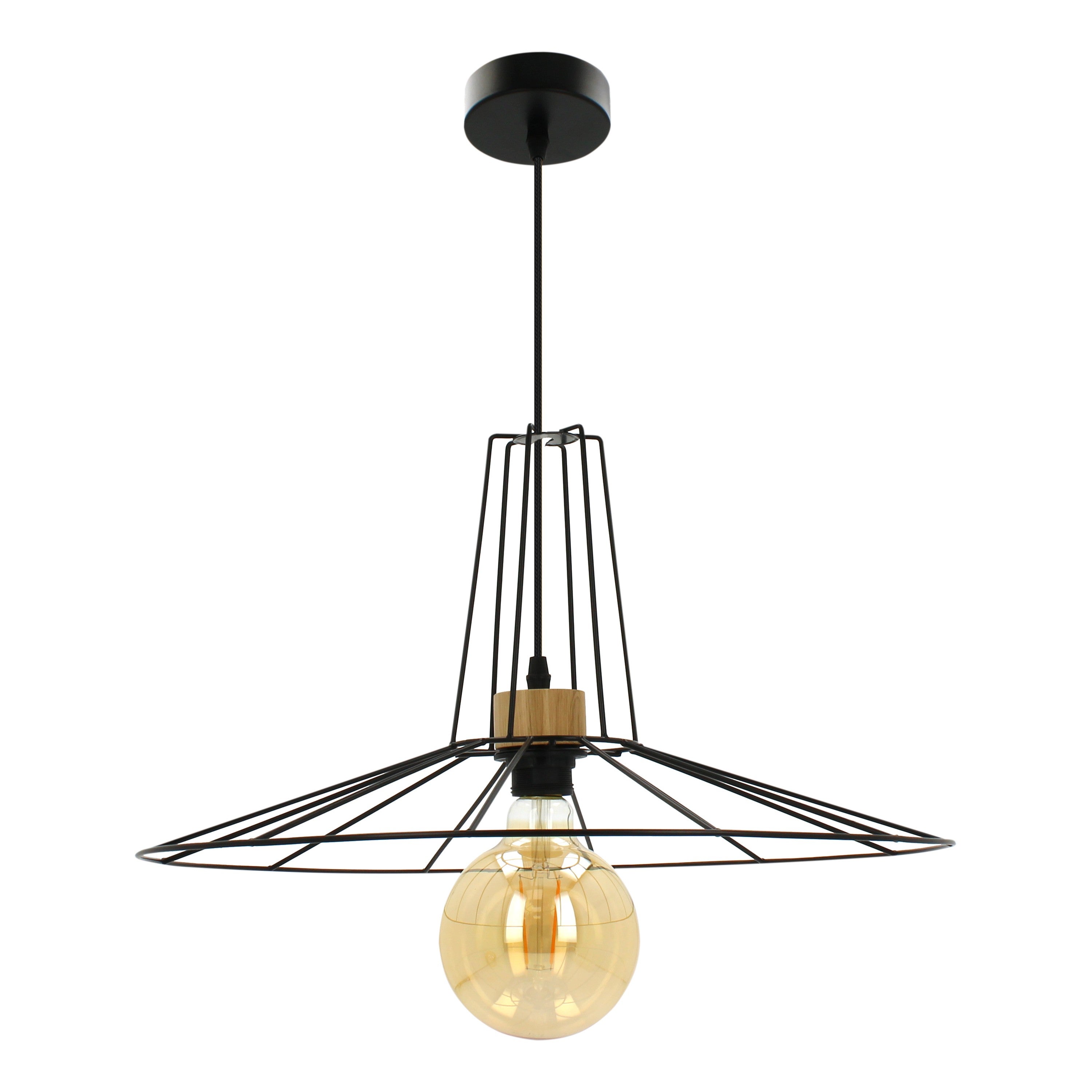Reality, Plafoniera, Valeria 1xE27, Max.40,0 W Metallo, Nero Opaco, Finitura: Metallo, Nero Opaco :35,0cm, A:26,5cm IP20,Senza Illuminante