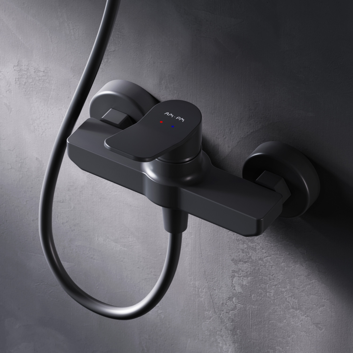 Mechaniczna bateria prysznicowa Bateria prysznicowa czarny matowy, X-Joy FXA20022 AM.PM