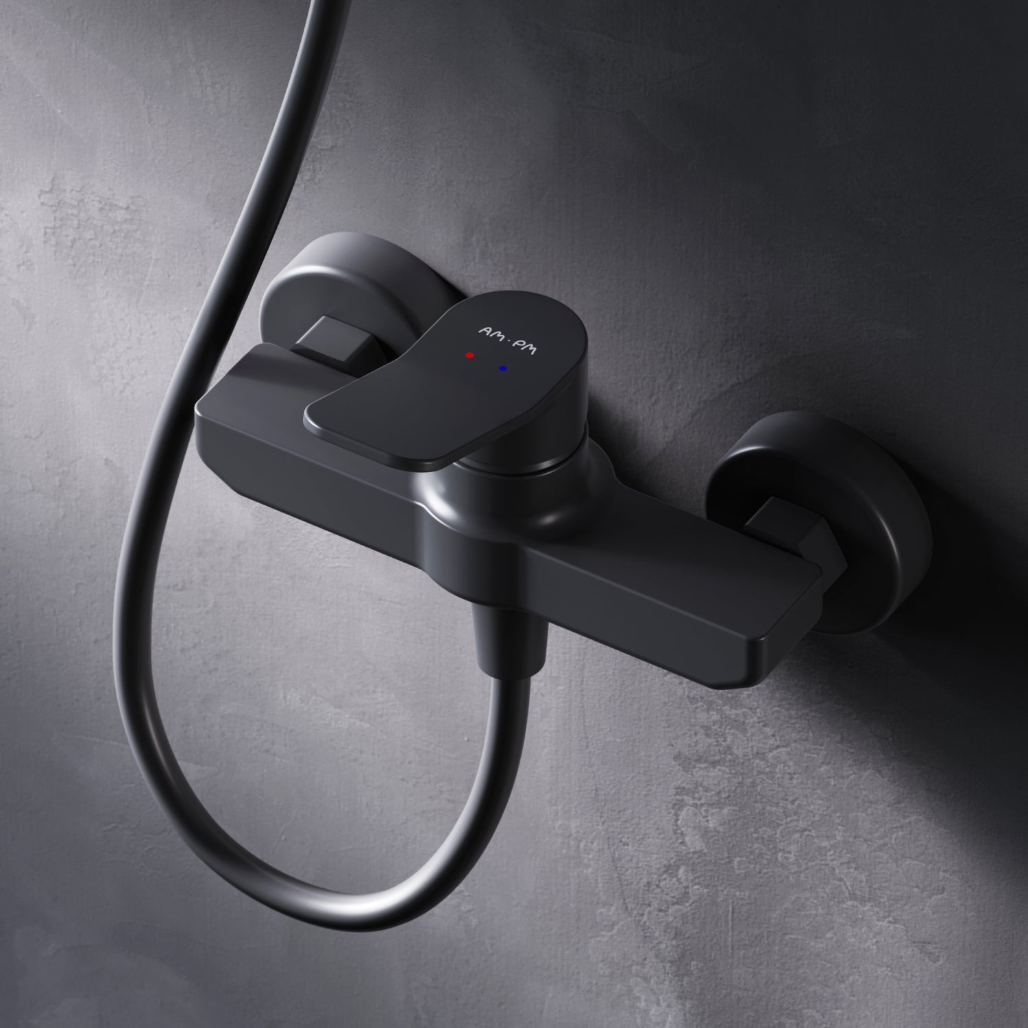 Mechaniczna bateria prysznicowa Bateria prysznicowa czarny matowy, X-Joy FXA20022 AM.PM