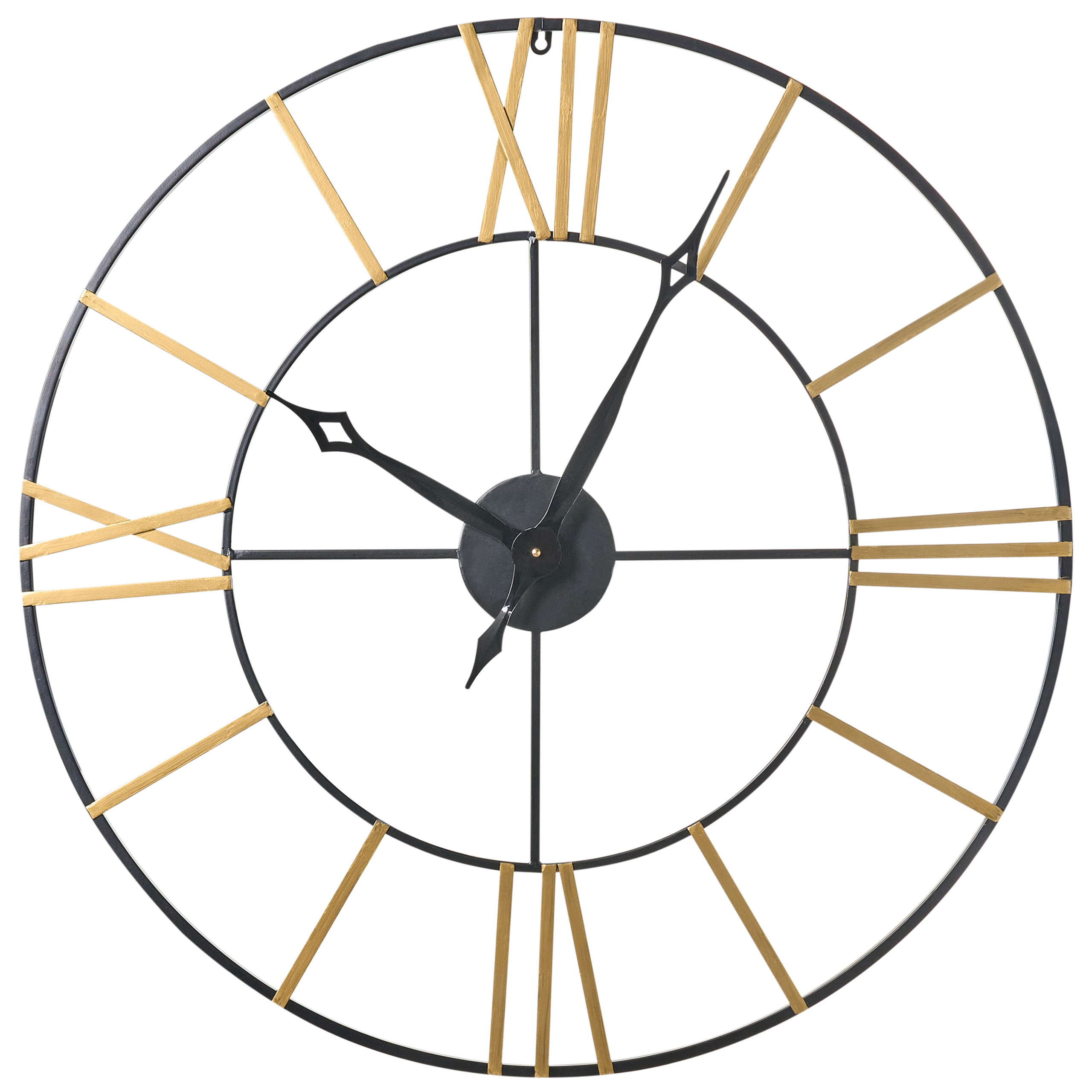 Ceas de perete VALSOT 80 cm Metal Auriu