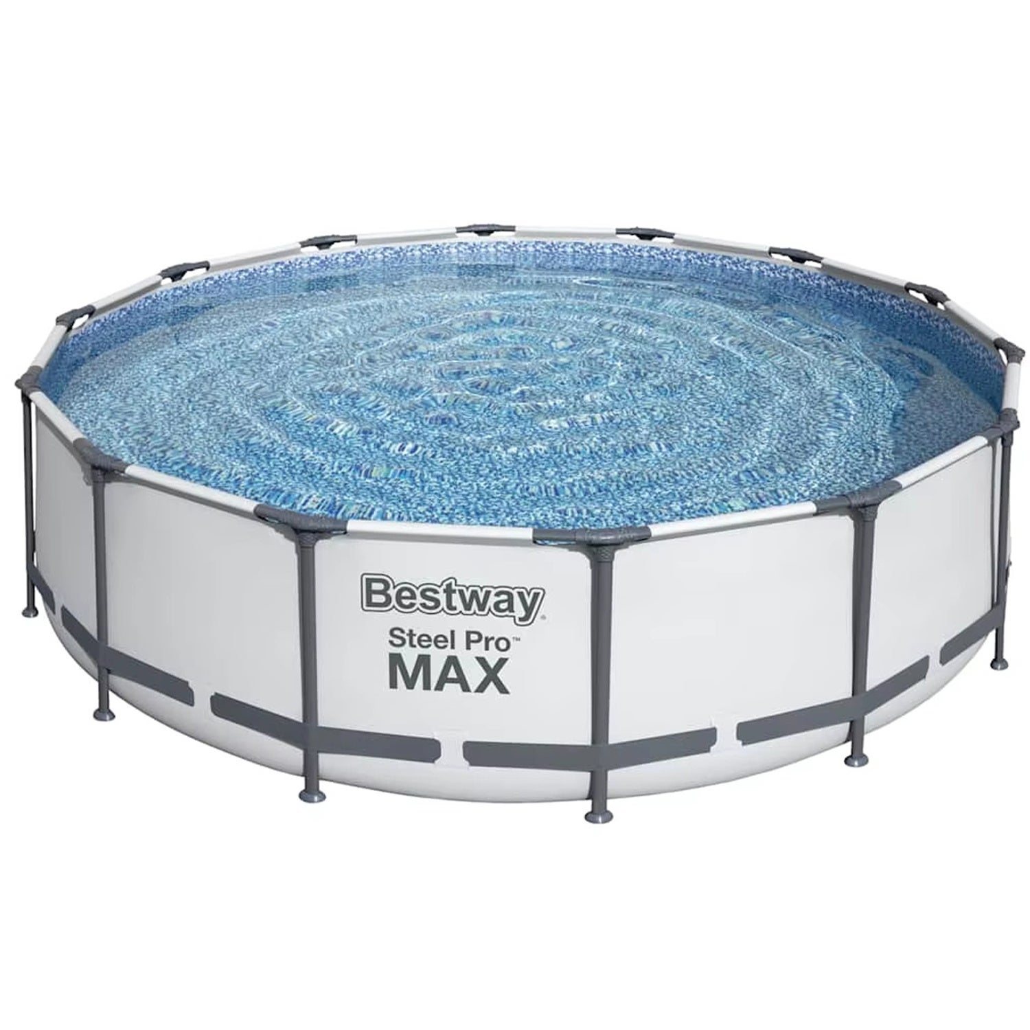 Kit de piscine hors-sol Premium : 427 x 107 cm – Inclut pompe de filtration et cartouche de type I Résistant à la rouille – Capacité de 3 440 gallons - 9
