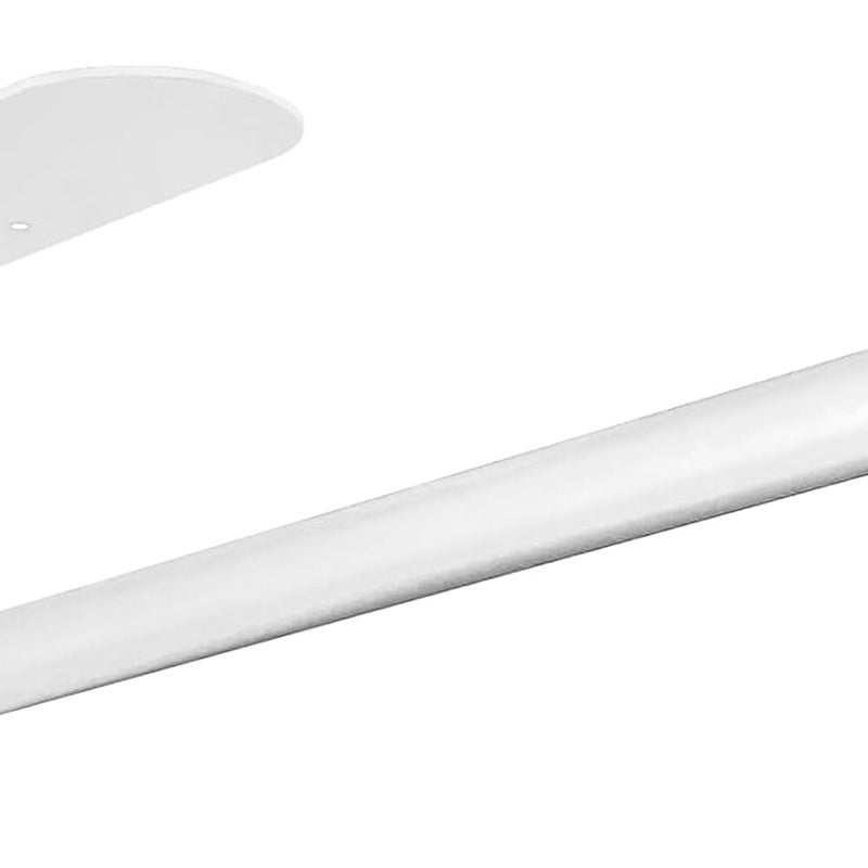 Samoprzylepny uchwyt na ręczniki papierowe, ścienny uchwyt na ręczniki papierowe, uchwyt na ręczniki papierowe w rolce, stal nierdzewna, biały