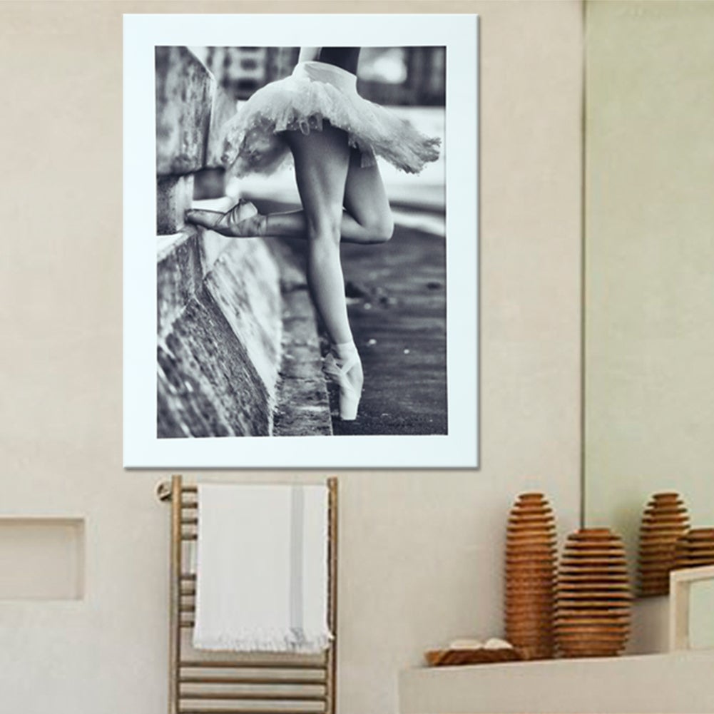 Quadro moderno stampato su tela, decorazione murale per la casa e l'ufficio (30x40 cm, ballerina) - 3