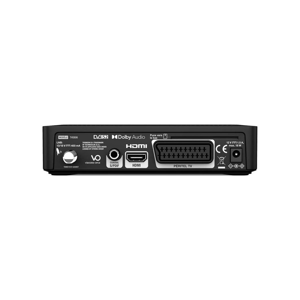 THOMSON Récepteur TV Satellite Full HD + Carte d'accès TNTSAT V6 Astra 19.2E - 3