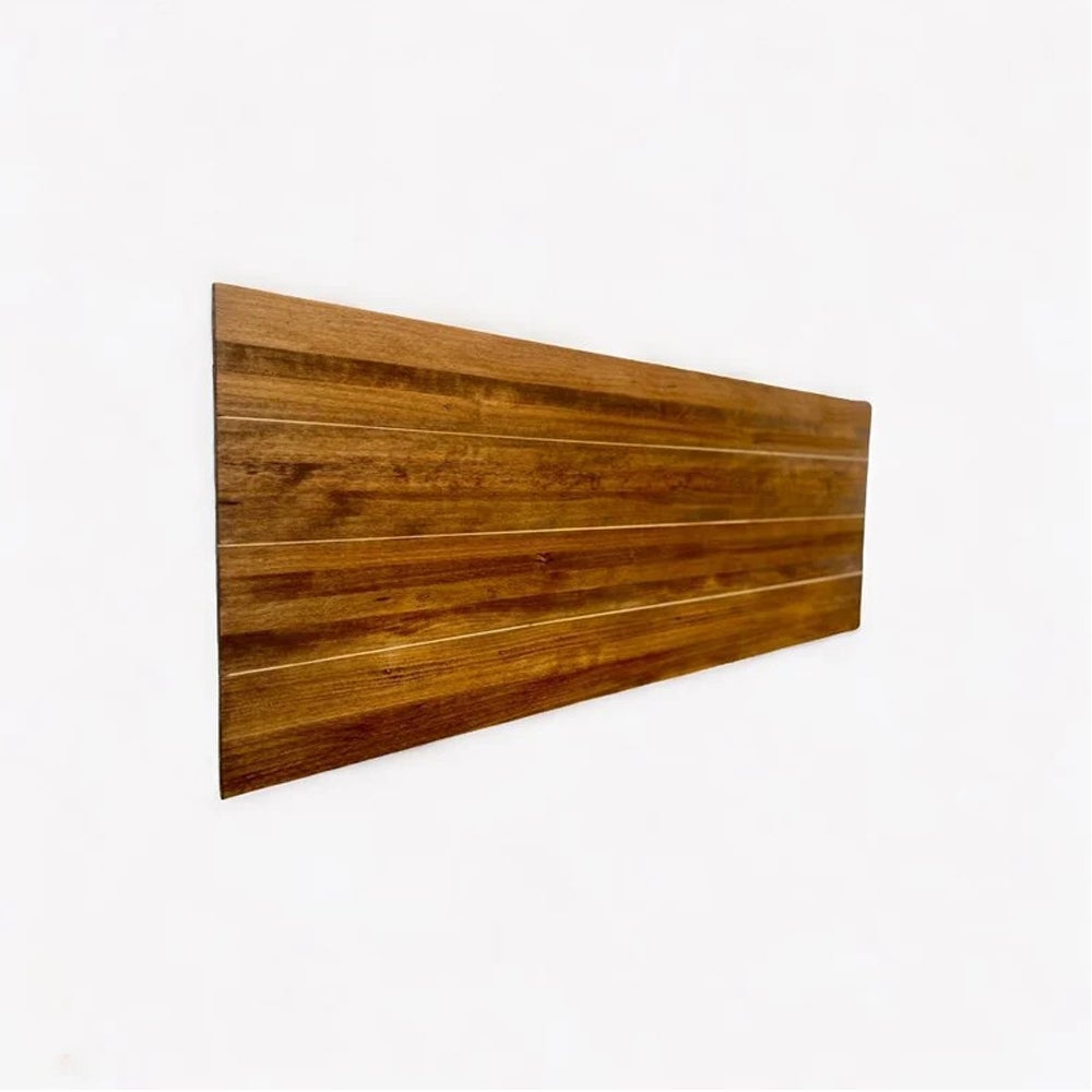 RAW WOOD® Tête de Lit | Modèle Hiyori | Finition Dark | 140x60cm | Faite à la Main Avec du Bois de Forêts Durables | Décoration de chambre - 2