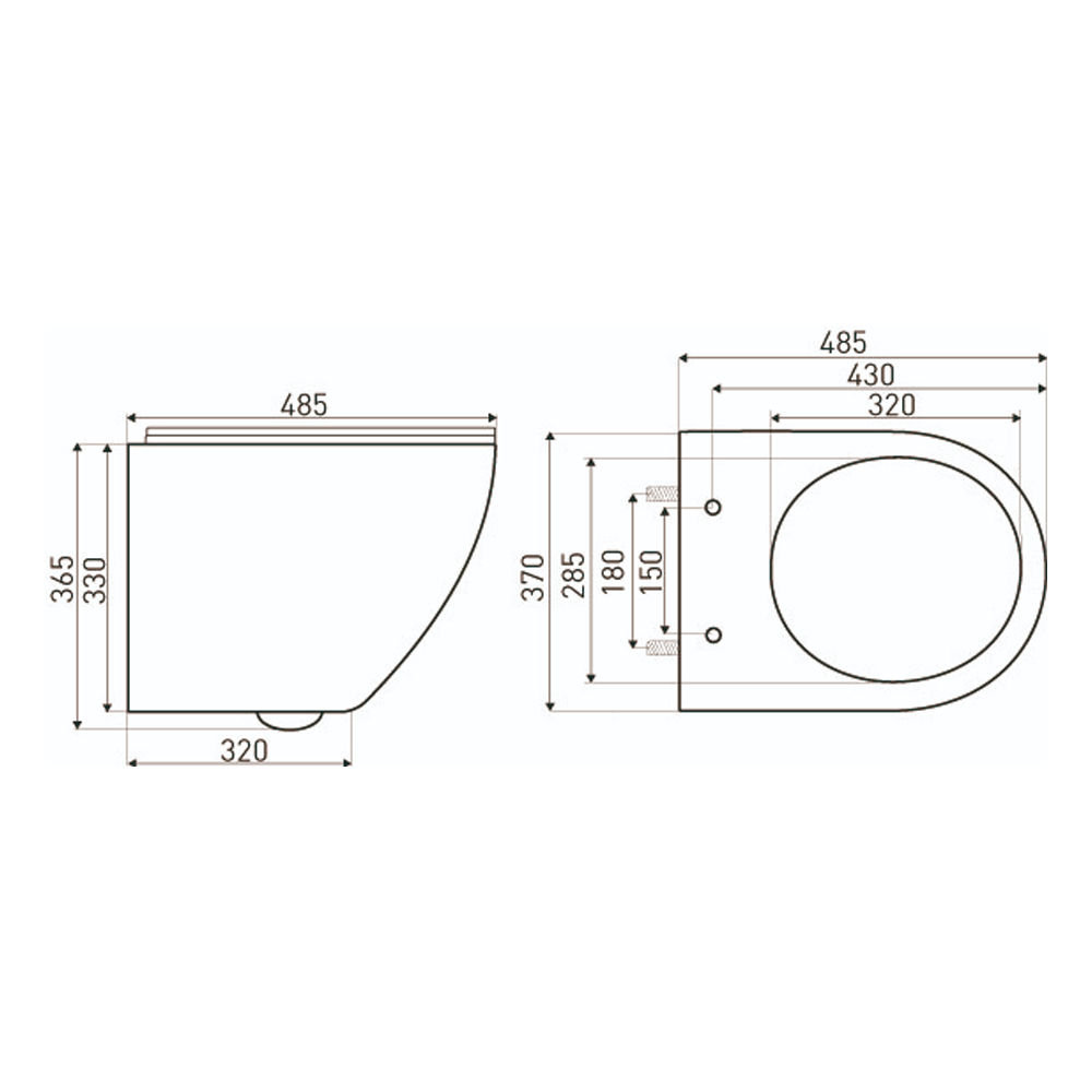 Pack WC GEBERIT bâti-support Duofix + WC Slim Soft-Close ROLO noir + tapis d'isolation phonique + plaque noir - 8