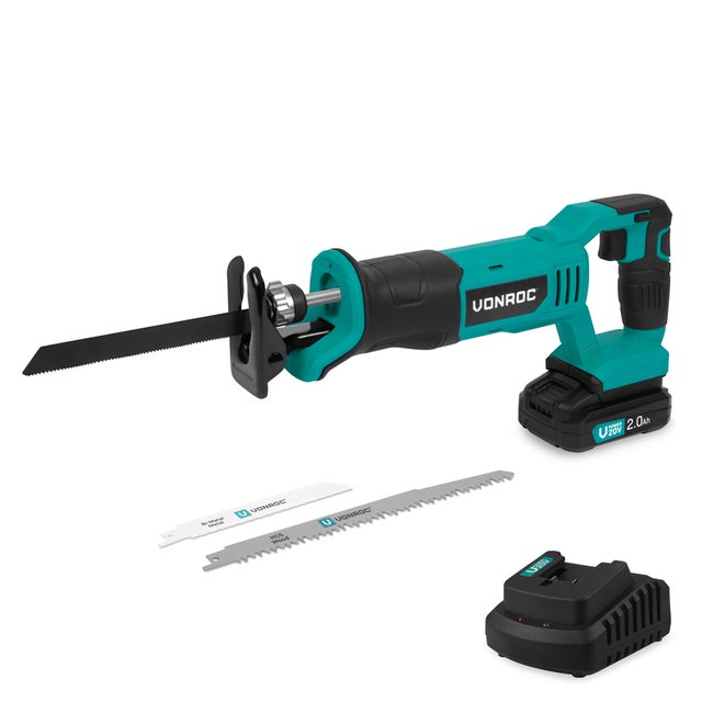 Scie Sabre Sans Fil SORAKO 18V 3000spm Batterie 4.0Ah Scie Sabre Sans Fil SORAKO 18V - Batterie 4.0Ah - 3000SPM - Coupe Bois/Métal Scie Sabre 18v Batterie