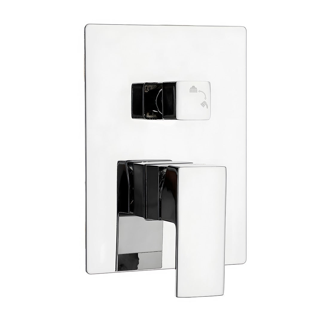 Valaz Douche encastrée avec baignoire au mur - Série Tajo - 40 cm - 4