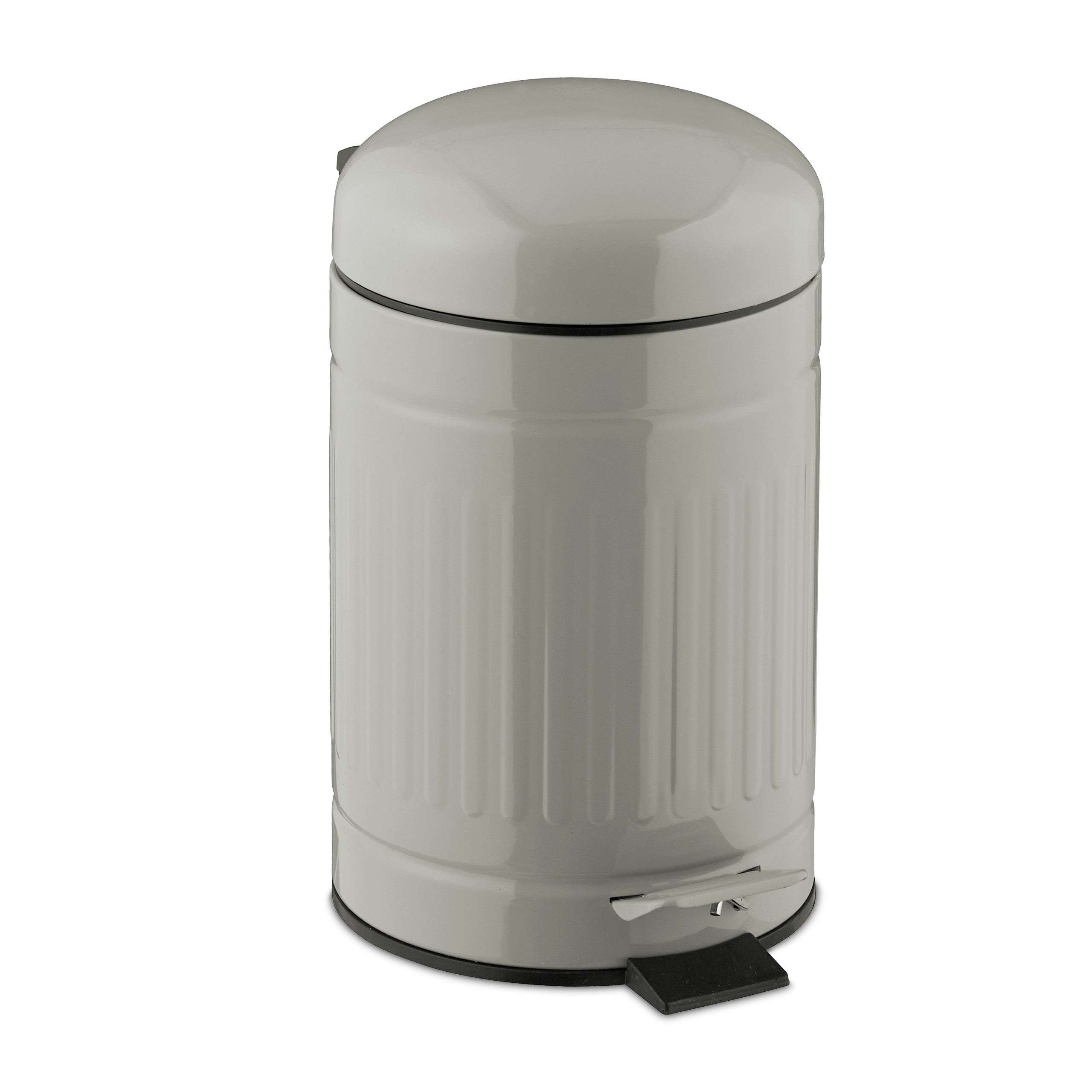 Poubelle Avec Couvercle Fermeture Lente Relaxdays Poubelle Murale Salle De Bain 3L – Fermeture Silencieuse, Seau Amovible, Design Élégant Blanc Mat