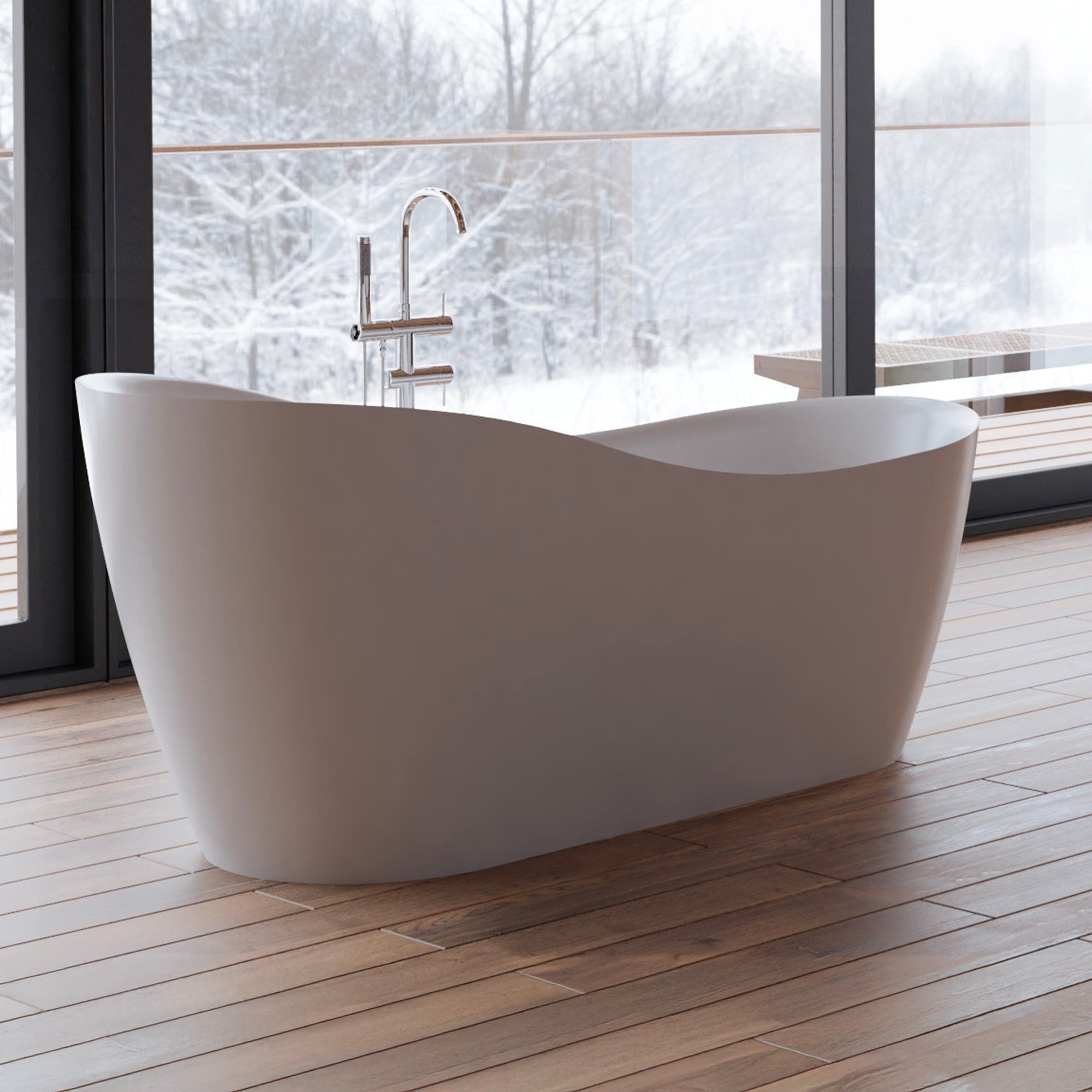 Baignoire Ilot Jazz 170 blanche 170 x78 x78 cm, by SPALINA - 3