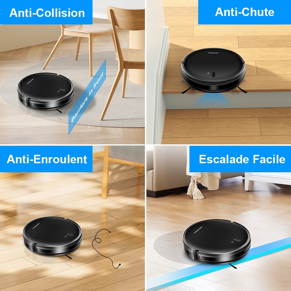 Liectroux L200 – Aspirador robô lavador conectado, 4000 Pa de sucção com recarga automática e controlo por aplicação - 3