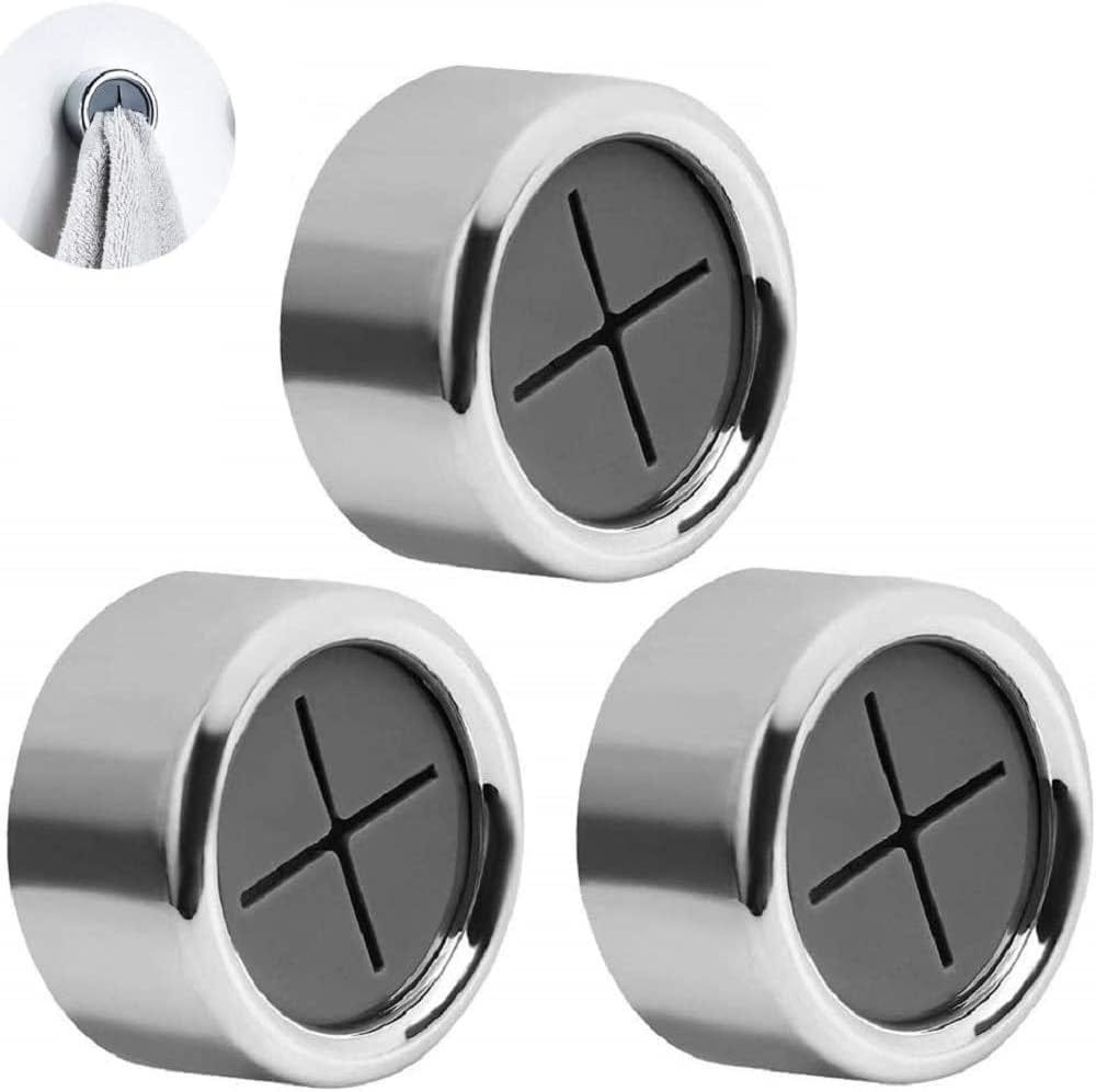 Ganci da parete rotondi autoadesivi, confezione da 5 Black Ganci da parete rotondi autoadesivi, confezione da 5 Black