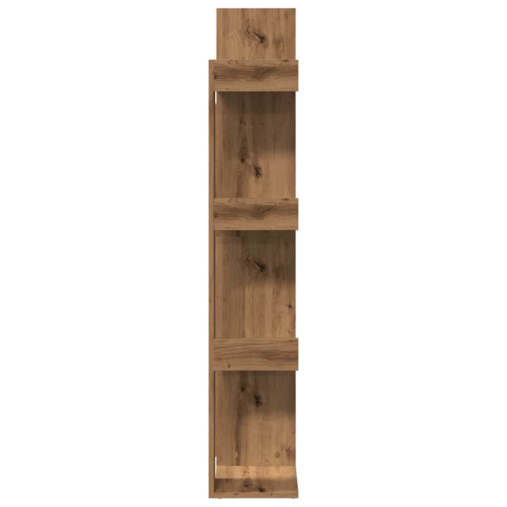 Bibliothèque pour Séjour en Bois Marron H. 140 x l. 48 x P. 25.5 cm - 5