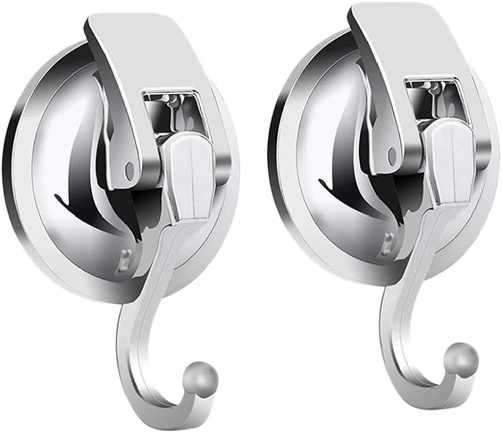 Zestaw 2 mocnych przyssawek próżniowych, wieszak na ręczniki łazienkowe, ścienny hak z przyssawką do kuchni, ściereczki kuchennej, prysznica, okna sz