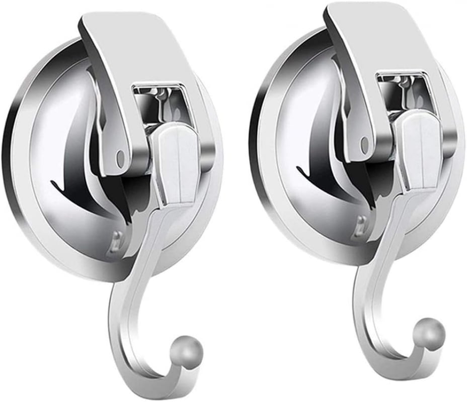 Zestaw 2 mocnych przyssawek próżniowych, wieszak na ręczniki łazienkowe, ścienny hak z przyssawką do kuchni, ściereczki kuchennej, prysznica, okna sz