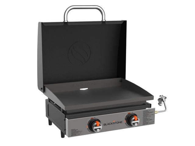 Blackstone 22 Inch Griddle Table Grill with 2 Burners with Lid