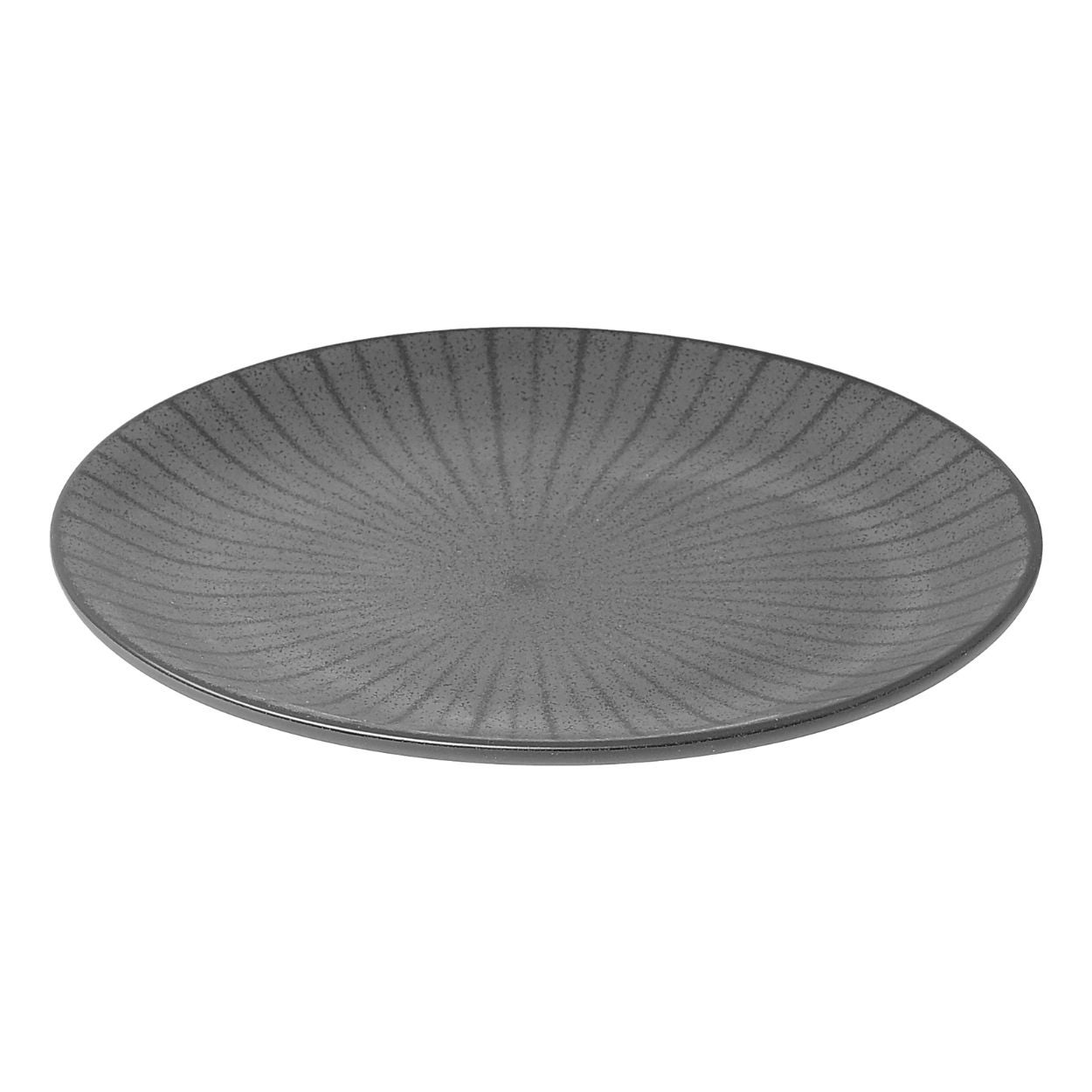 Talerz deserowy Nordic Estia porcelana szary 21 cm 1 szt.