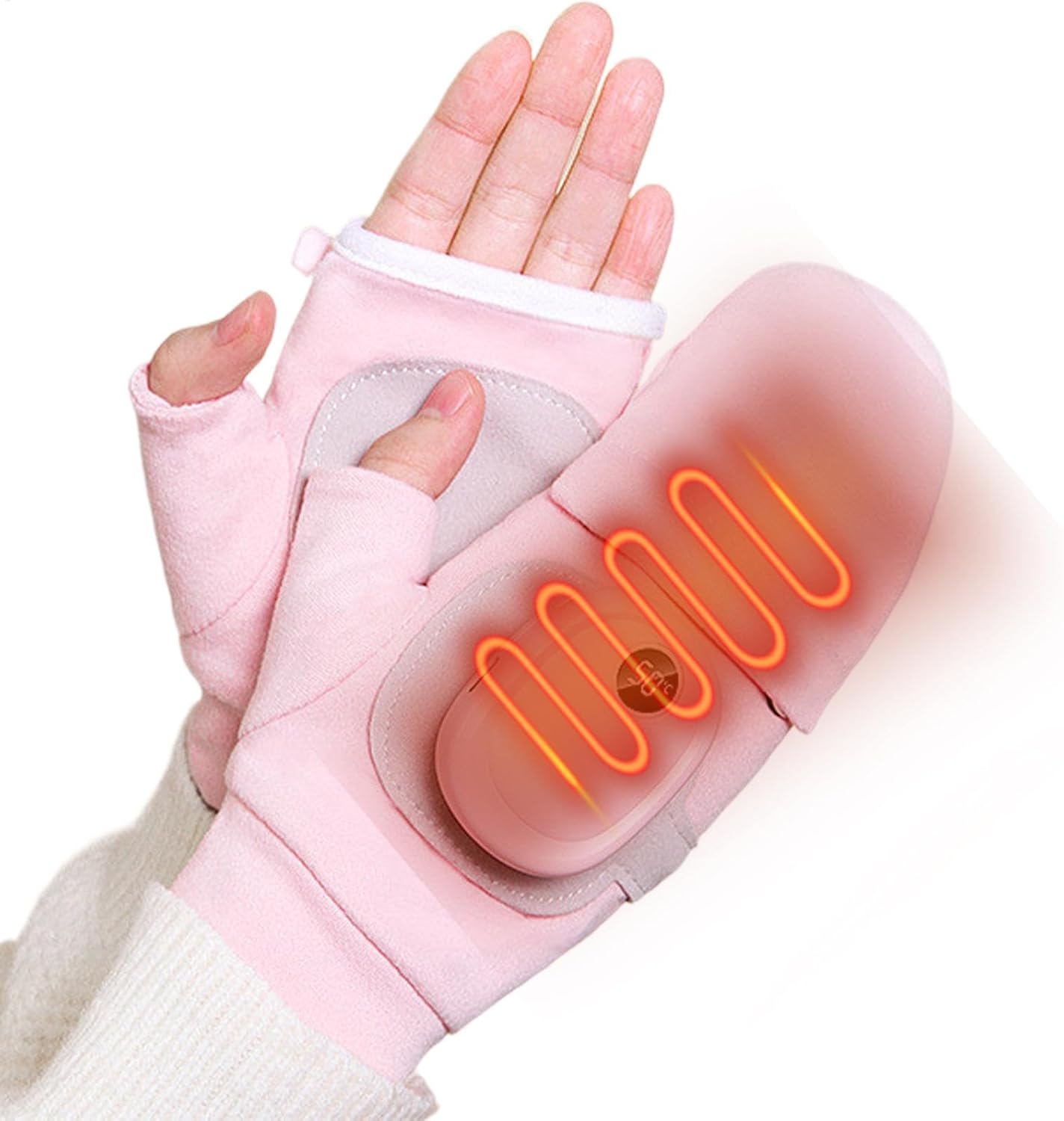 Sous-gants Chauffants Gants Chauffants USB, Bestcool Gants D'hiver Unisexes Pour Hand Warmer