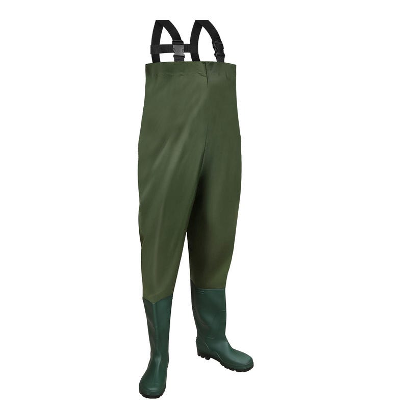 Pantaloni Pesca Acqua Dolce Pantaloni Da Pesca A Mosca Impermeabili E Traspiranti - Stivali Incorporati, Perfetti Per Fiume E Torrente Calza Piede Fiume - Foto 12