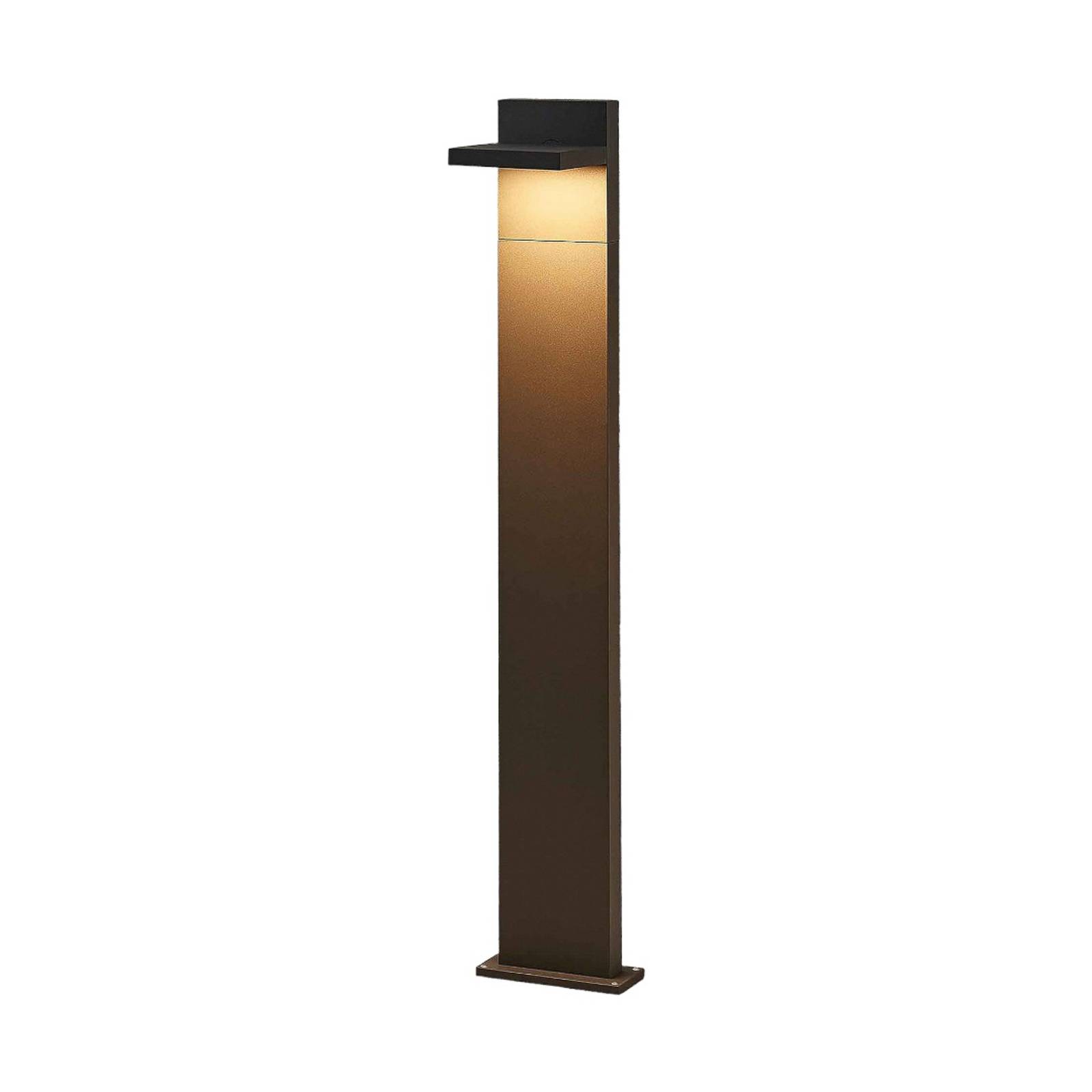 Lucande bolardo led silvan, 100 cm, iluminación de senderos, baliza, iluminación de senderos, farola