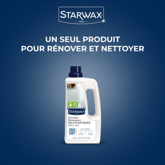 Entretien brillant 2 en 1 Sols PVC Starwax - 1L Starwax - 5