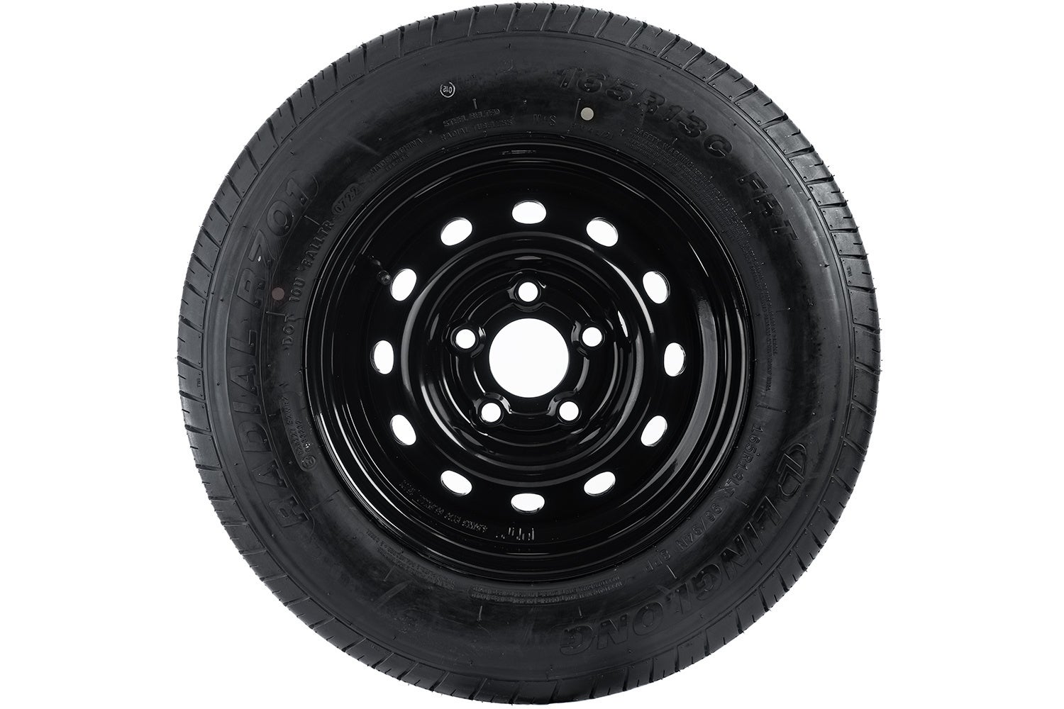 Koło wzmacniane do przyczepy Unitrailer opona 165/80 R13C 96/94N felga czarna 4.5Jx13"H2 5x112 ET:30 1 szt.