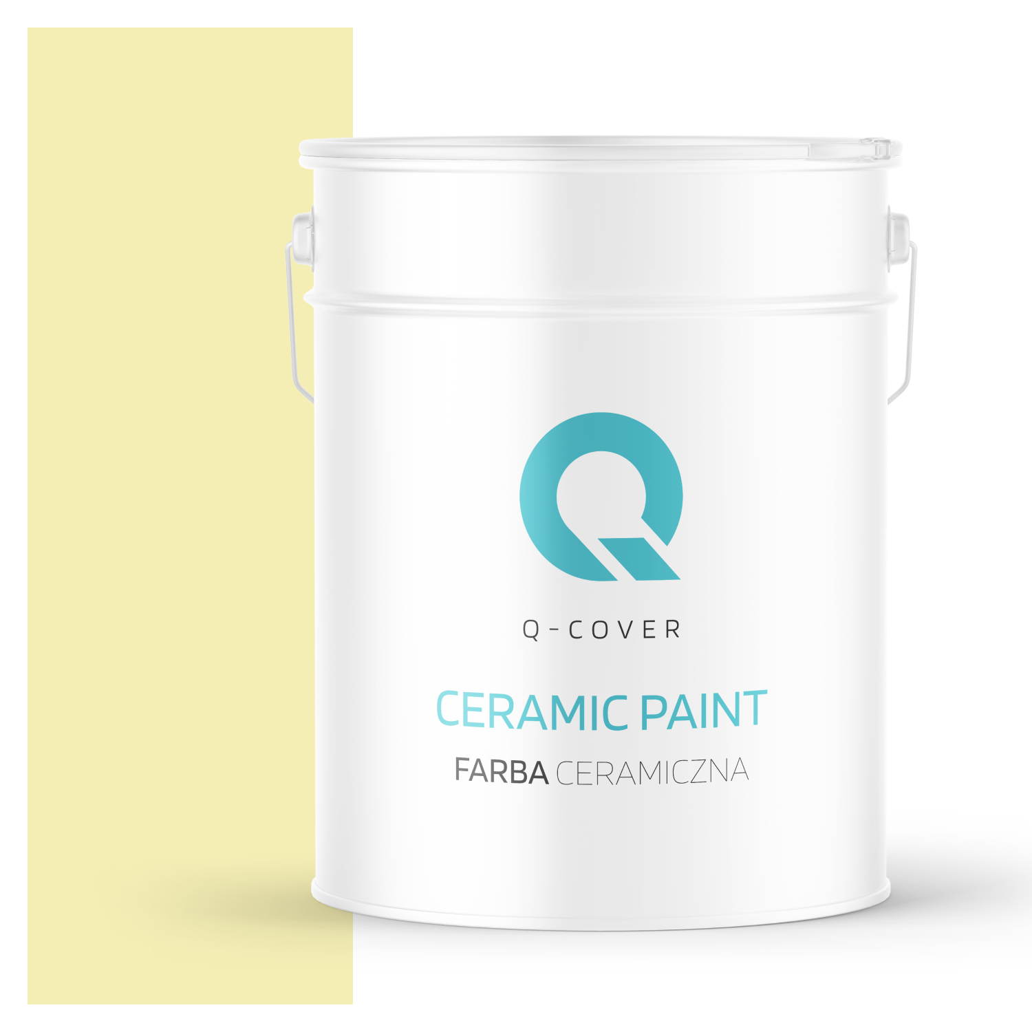 Farba Ceramiczna Do Ścian i Sufitów Q-Cover Słomkowy H7182 Głęboki Mat 10L