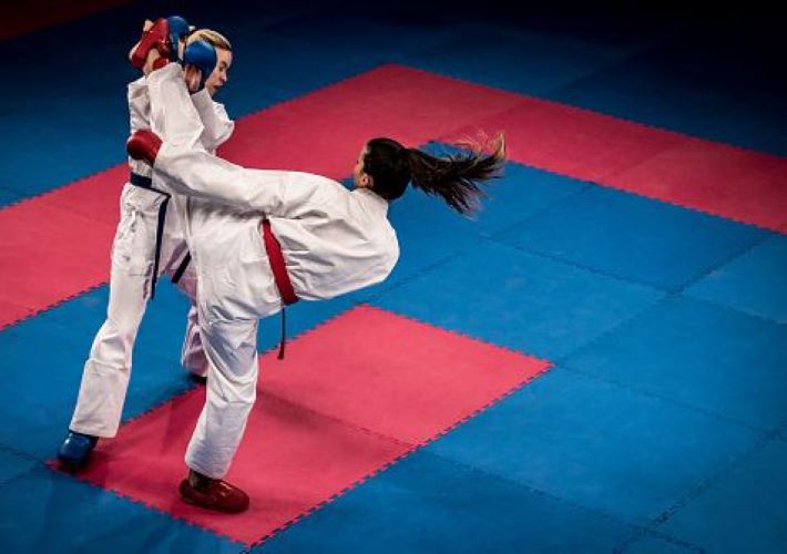 Pavimentos Arquiservi - Tatami Puzzle EVA / Homologado Ignífugo CEE / 1 x 1 x 20mm (Castanho-Bege) - 7