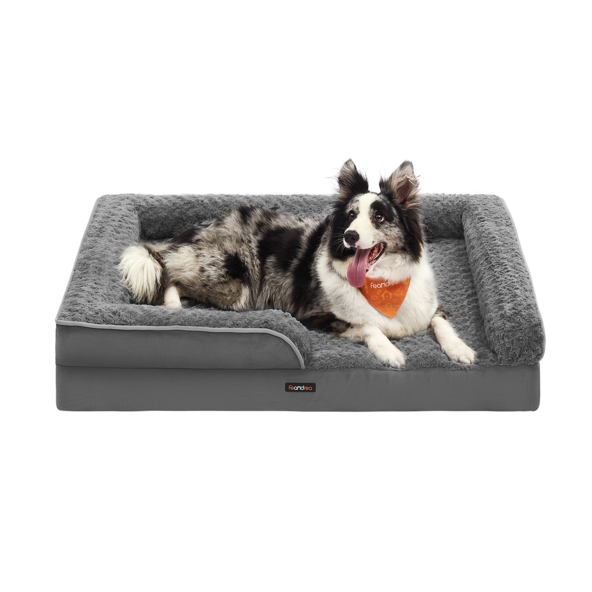 Cama Para Perros Grandes DOGGY XL (114x84 Cm) - Bordes Elevados, Colchón Extraíble, Impermeable, Color Marrón