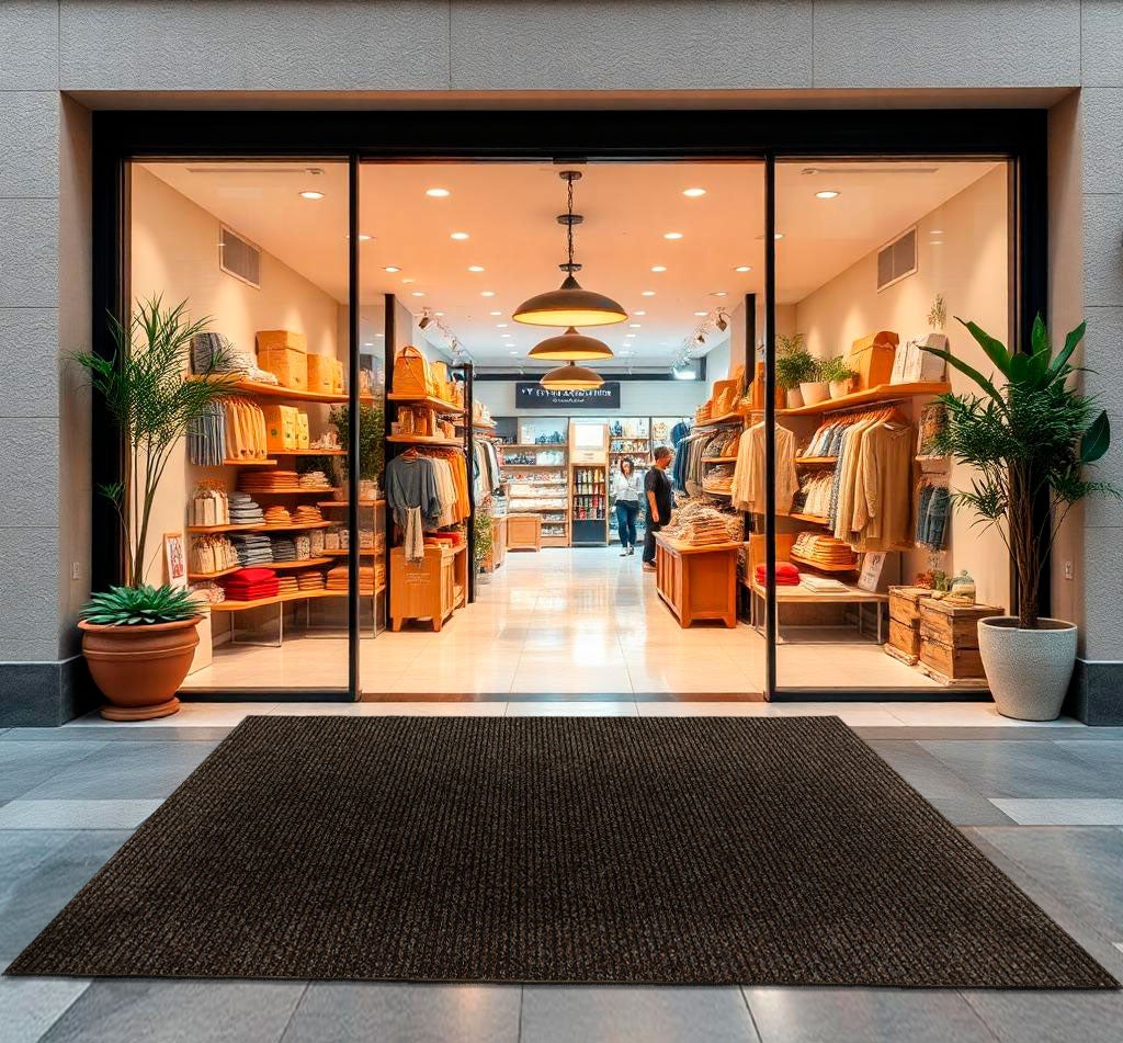 Felpudo Multi-Tamaño , Barros, Alfombras Tadi & Imperio 1979, Marrón, 100x400 cm - 5