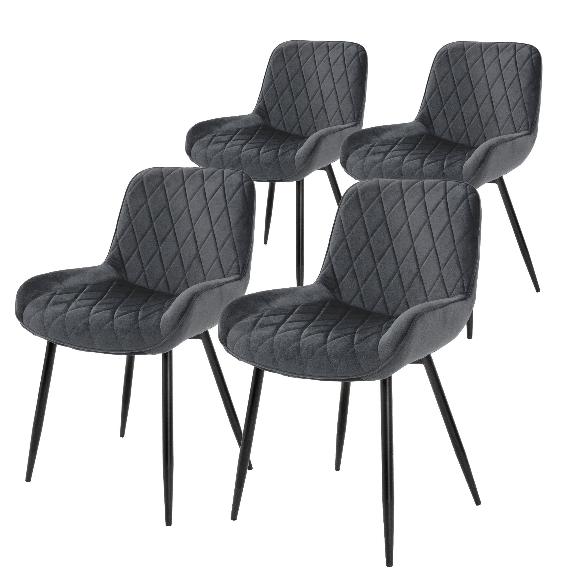 Chaise de salle à manger assise rembourrée