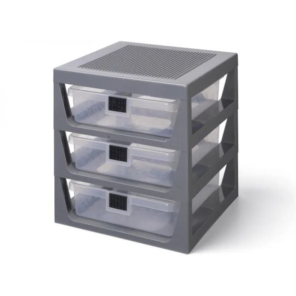 Lego  Caja De Almacenamiento De 3 Cajones De Room Copenhagen Gris , Leroy Merlin