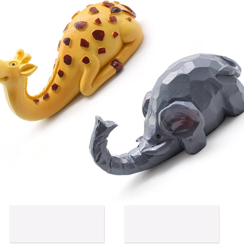 częściowe haczyki samoprzylepne z kreskówkowymi zwierzętami haczyki z kreskówkami dla dzieci urocze ze zwierzętami odpowiednie salonu kuchni sypialni