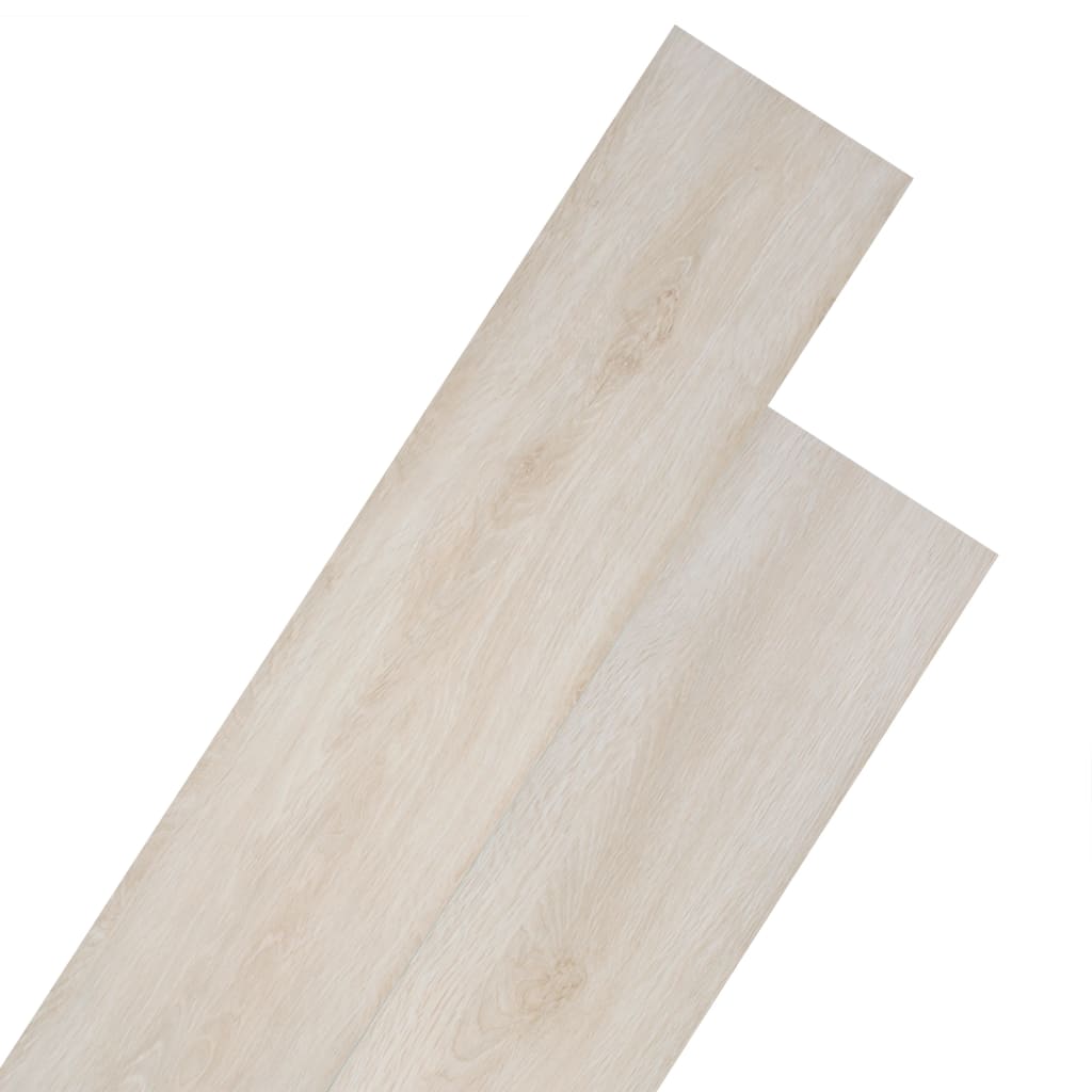 Maison exclusive - lamas para suelo de pvc autoadhesivas 5,02m² 2mm roble blanco